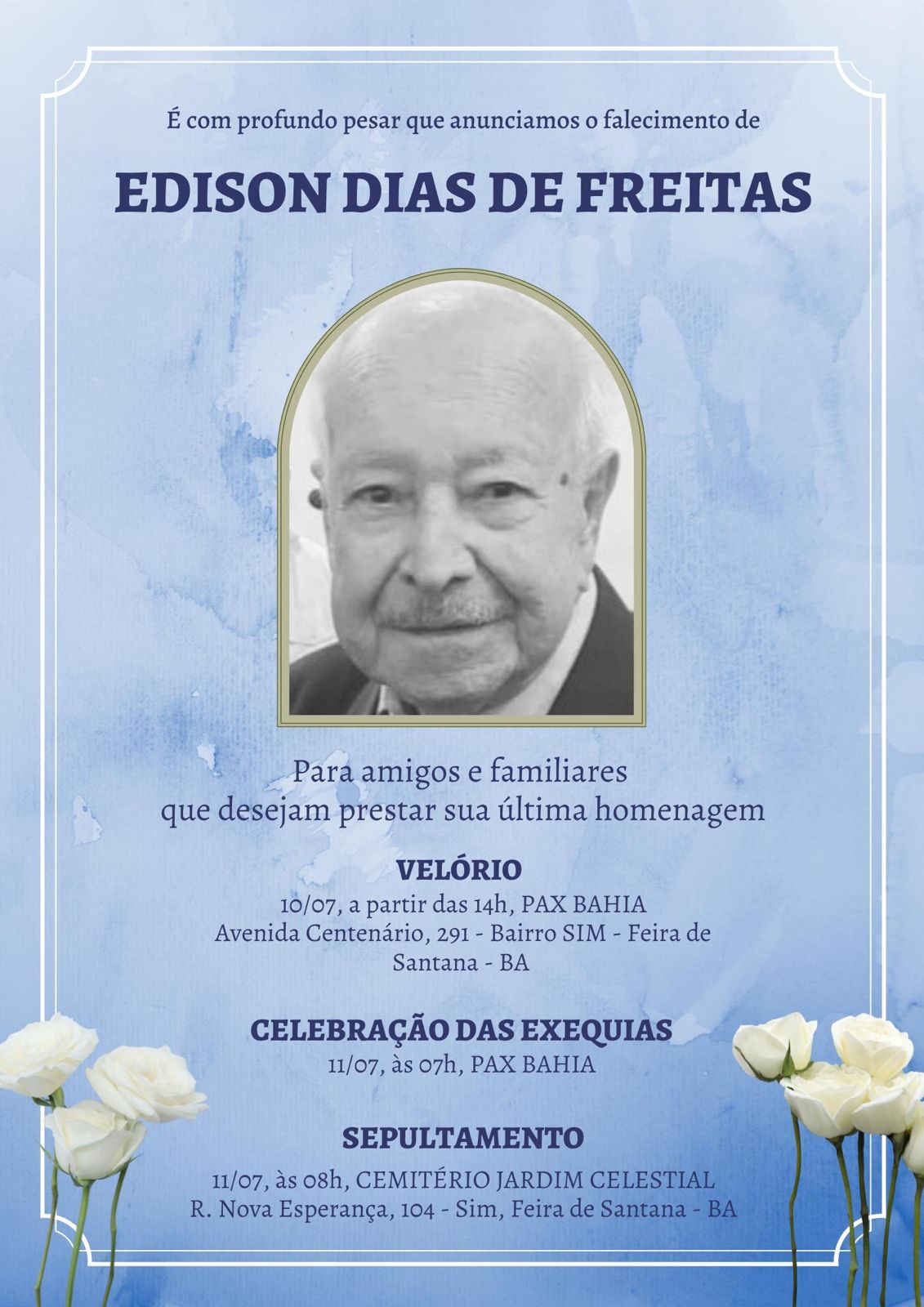 Foto: Reprodução/Prefeitura de Feira de Santana - BA